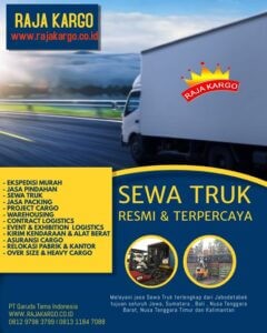 sewa truk dan ekspedisi cargo murah tujuan deli serdang